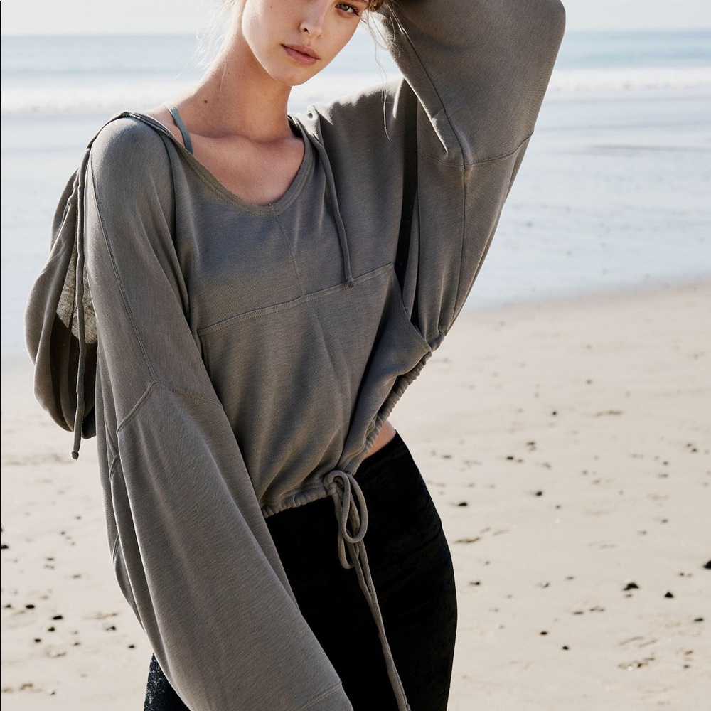 Free People Yella oversized hoodie sweatshirt XS